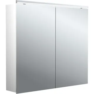 emco pure 2 classic LED-Lichtspiegelschrank mit Aufsatzleuchte, 2 Türen, 800x711x153mm, 979705503