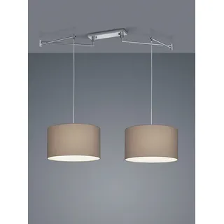 helestra CERTO Pendelleuchte chrom / mocca #26/1847.04/9288