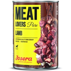 Bild Meat Lovers Pure Lamb | Nassfutter für Hunde | getreidefrei | hoher Fleischanteil |leckeres Lamm, saftige Brühe und Mineralstoffe | Alleinfuttermittel | 6 x 400 g