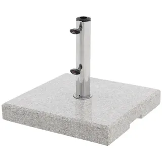 Sonnenschirmständer Doppler 25,500 kg Granit quadratisch naturbelassen