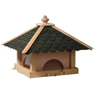 Dobar Vogelhaus mit 4 Futter-Schubladen grün