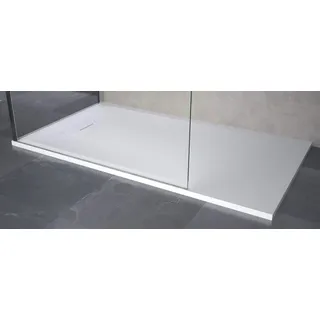 Duschtasse Novellini Novosolid Rechteckig 120x80 H 3,5 CM Weiß Matt Dünn