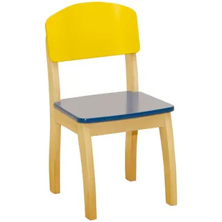 roba Kinderstuhl mehrfarbig 32,5 x 61 x 32,5 cm MDF, Massivholz