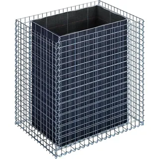 Gabiona Gabionen-Hochbeet eckig 100 x 100 x 70 cm Maschenw 5 x 5 cm