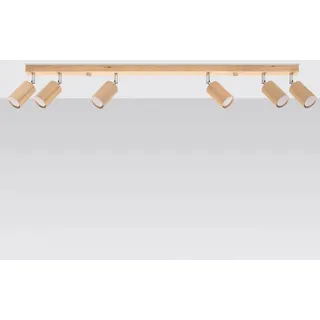 Sollux Berg 6-flg. 6xGU10 120 cm Holz