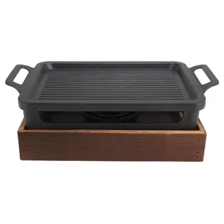 Tragbarer Holzkohlegrill - Kompakte rauchfreie Tischgrill für drinnen und draußen