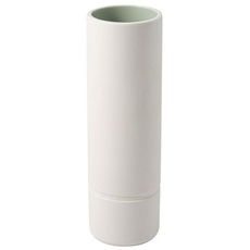 Bild it's my home Vase L mineral, elegante Blumenvase für kunstvolle Gestecke, Premium Porzellan, grün, weiß