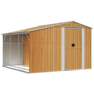 vidaXL Gerätehaus 2,79 x 2,79 m Braun