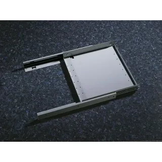 Rollwagen DS, Abfallsammler für Drehtüren, alu grau