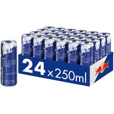 Bild Energy Drink Blue Edition - 24er Palette Dosen Getränke mit Heidelbeere-Geschmack, EINWEG (24 x 250 ml)