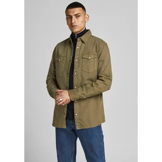 JACK & JONES Jjesheridan Langarmhemd Dunkelgrün XL