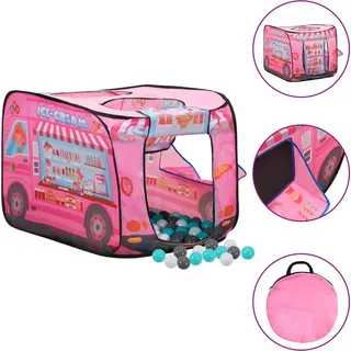 Kinder-Spielzelt mit 250 Bällen Rosa 70x112x70 cm - Rosa, Bunt