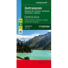 Zentralasien - Kasachstan Süd - Kirgisistan - Tadschikistan -Turkmenistan - Usbekistan 1 : 1.500.000 Autokarte