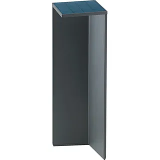 SIGOR Nusolar Akku-Solarleuchte 50cm anthrazit Wegeleuchte 2,2W 2700K IP54 Ra85 - Grau