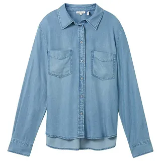 Tom Tailor Jeansbluse Clean Mid Stone Blue Denim 40