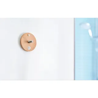 Tesa Duschkorb Aluxx zum Kleben viereckig 2 Ablagen verchromt 26 cm