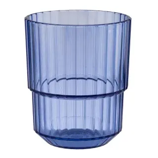 APS LINEA Trinkbecher, blau, Robuster Getränkebecher aus bruchsicherem Tritan, Maße (Ø x H): 6,5 x 8 cm, 150 ml