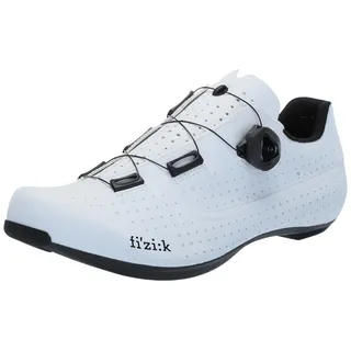 FIZIK Tempo Overcurve R4, Unisex Cycling Shoe, weiß/schwarz, 4 UK