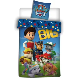 PAW Patrol Bettbezug Team - 135 x 200 cm + 80 x 80 cm - Baumwolle - Bunt