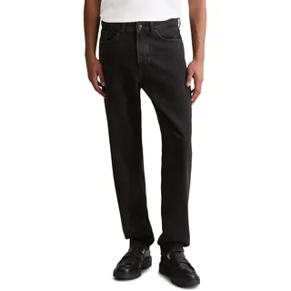 5-Pocket-Jeans MARC O'POLO DENIM "Loose Taper", Herren, Gr. 33, Länge 32, schwarz_multi_12, Denim/Jeans, Obermaterial: 100% Baumwolle, loose fit lang, Jeans 5-Pocket-Jeans, loose tapered fit, reine Bio-Baumwolle