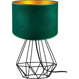 Moderne Lampe Schreibtischlampe Tischlampe Tischleuchte Nachttischlampe Leuchte Grün-Gold aus Serie N230 (N230-N1-GG) - Grün, Gold