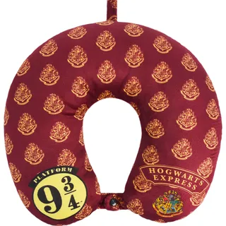 Ful Harry Potter Nackenkissen, Hogwarts Express Reisekopfkissen zum Schlafen im Flugzeug oder Auto, Burgunderrot