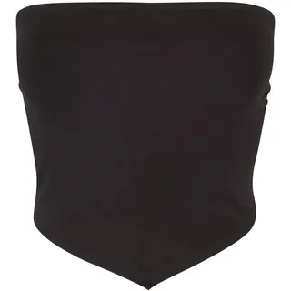 URBAN CLASSICS Ladies Knotted Bandeau Top - schwarz - XL