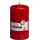 Stumpenkerze 13 cm rot