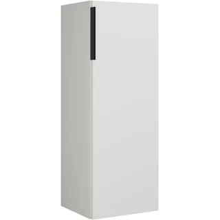 burgbad Eqio Halbhoher Schrank 1-türig, Türanschlag rechts, 960x350x320mm, UH3525RF2009G0252, Farbe: Weiß Hochglanz / Weiß Hochglanz, Griffleiste Schwarz Matt G0252
