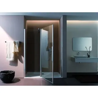 Koralle Pendeltür 1-teilig mit Festfeld für Nischeneinbau myDay NPFA rechts 100 965-1005x2000mm, VB01810020AP1, Duschkabine: Rahmen: Silber matt, Glas: ESG GlasPlus