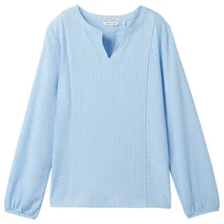 Tom Tailor Bluse mit Streifen Blau/Weiß XS