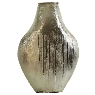 alexandra house living Vase Champagner, Aluminium, 34 x 48 x 13 cm