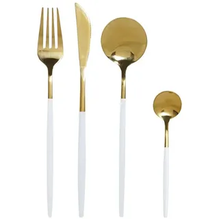 fijalo Weiß Gold Edelstahl 24-tlg.