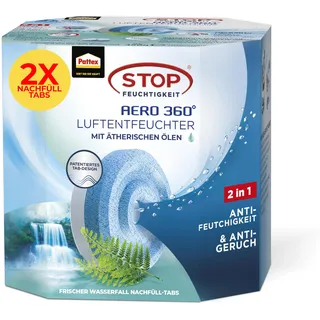 Pattex AERO 360° Frischer Wasserfall Tabs Nachfüllpack 2 x 450 g