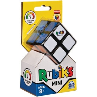 Rubik's Spinmaster 6064345, Spin Master, der Würfel von Rubik's 2 x 2, Original, mit 2 Schichten à 4 Würfeln, professioneller Farbkombination, Taschenformat, geeignet für Kinder ab 8 Jahren, 2x2 Mini