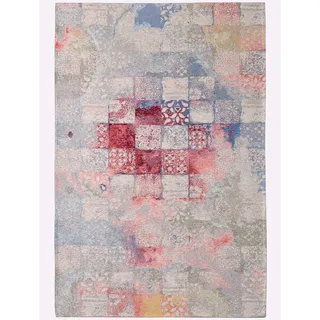 Teppich HEINE HOME Gr. 1, beige (creme, gemustert), B:75cm H:5mm L:165cm, Baumwolle, Kunstfaser, Polyester, Teppiche, Teppich