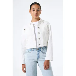 Garcia Jeansjacke mit Brusttaschen, for Girls, weiß