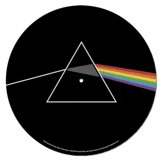 Pyramid Pink Floyd Turntable Record Slip Matte zum Mixen, DJ-Kratzen und Heimhören, Dunkelseite des Mondes