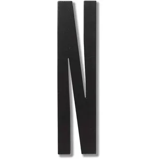 Design Letters 30201000N Buchstaben & Zahlen, Holz, Schwarz, One size