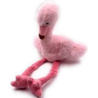 Onwomania Plüschtier Stofftier Kuscheltier Stelzvogel +D49Vogel Flamingo Höhe 36 cm Rosa