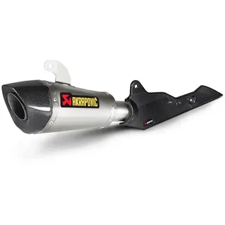 Akrapovic Line Titanium&carbon Gsx-s 1000/f 15-18 Ref:s-s10so11-hasz Nicht Homologierter Slip-on-schalldämpfer - Silver / Black - Not Homologated