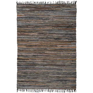 Kayoom Sonipat 110 Kurzflorteppich 70 x 200 cm Braun/Mehrfarbig