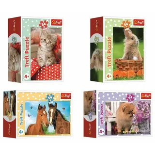 Trefl 54195, 54 Stück(e), Tiere, 4 Jahr(e)