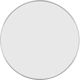 Wandspiegel Silbern Ø 50 cm Rund - Silber