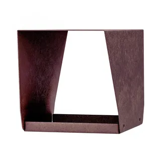 Alberts 355135 Vogelhäuschen Delta | Vogelfutterhaus aus Stahl in verschiedenen Trendfarben | Vogelhaus zum aufhängen oder hinstellen | Größe 145 x 265 x 160 mm