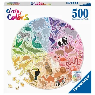 Ravensburger Puzzle 17172 Circle of Colors -Animals 500 Teile