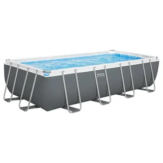 Steel Pro MAXTM Solo Pool ohne Zubehör 549 x 274 x 122 cm, grau, eckig