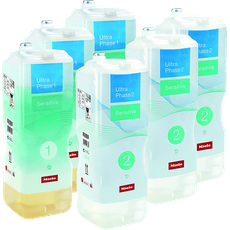 Miele Waschmittel Kartusche Set 6 UltraPhase Sensitive rts Miele 1 und 2 Sensitiv