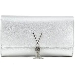 Valentino Divina POCHETTE Clutch Kunstleder Silver