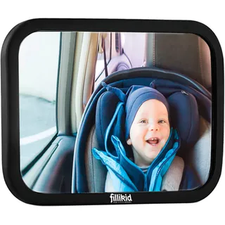 Fillikid Spiegel »501 Autospiegel« aus bruchsicherem Acryl-Glas, schwarz